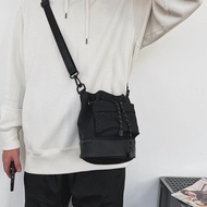 Ulzzang Korean Fashion Nylon Men Sling Bag Shoulder Bag Crossbody Bag Bucket Bag Messenger Bag for Men Drawstring bag Bucket bag