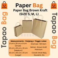 Paper Bag Craft Chocolate Shopping Bag 125 Gsm -