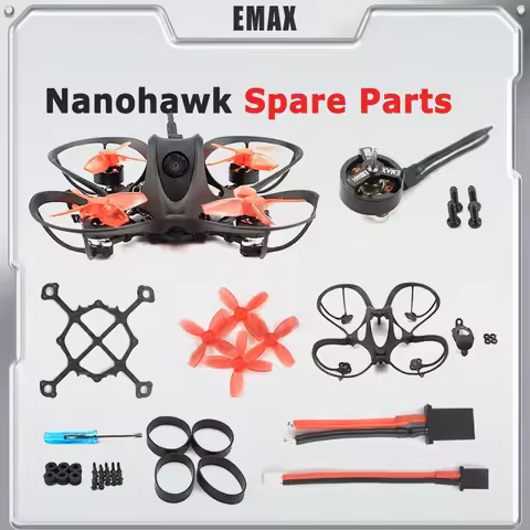 EMAX Nanohawk Spare Parts Replacement Frame Bottom Plate Hardware Kit 0802 19000KV Motor Propeller P