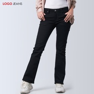 Logo Jeans Celana Jeans Wanita Bootcut E5 Series Black 43BE5L2BK