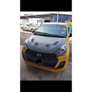 Perodua Myvi 2nd Generation 2011-2017 Sixth Sense Bonnet Body Kit Fiber Ready Stock