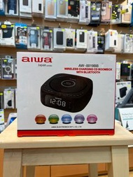 [全新行貨] Aiwa AW-8819BB 多功能 無線充電/藍牙喇叭/FM收音機/CD播放器