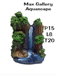 aquarium Aquascape ornamen hiasan aquarium Thema air terjun pengantin