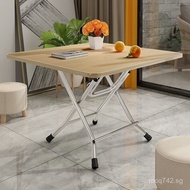 Table Dormitory Dining Table Square Table Simple Folding Table Dining Foldable Minimalist Rental Hou