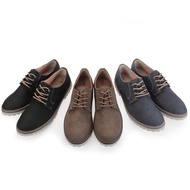 Fufa Brand | Regen Sole Laced-Up Casual Shoes Black/Blue/Brown FTP33 Fufa Brand Men's Shoes Fufa Bra