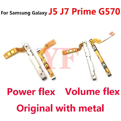 For Samsung Galaxy J7 Prime J5 Prime G610 On7 2016 G570 On5 2016 SM-G570 Volume Button On / Off Mute