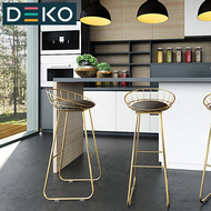 Dekomall Kerusi Tinggi Bar Chair PU Leather Cushion Memory Form Tebal Dekomall