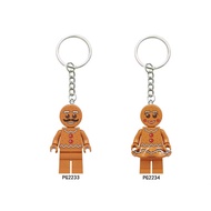 Lego Keychain Couple Keychain Pendant Building Block Toy Gingerbread Man A