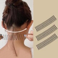 A Set Of 3pcs Wavy Hair Clips And Comb Hair Accessories (With Random Hairpins), Suitable For All Sea