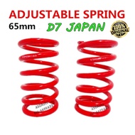 D7 ADJUSTABLE SPRING 4k 6k 8k 10k 12k 14k fit GAB MINES HWL BC BESTEC D2 DII RALLIART TEIN WING ZERO