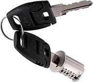 cyclingcolors 1 x lock cylinder for furniture lock, cam lock, diameter 18 mm, with folding keys, cor