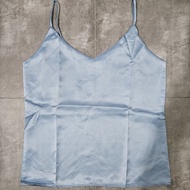 Tank top wanita J177 Bahan Satin / Teng top / Tanktop V Neck / Tengtop wanita Size S - 3XL