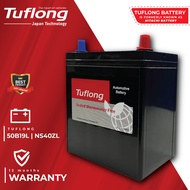 TUFLONG BATTERY 50B19L/NS40ZL (FORMELY KNOW AS HITACHI BATTERY)