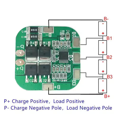 4S 14.8V / 16.8V 20A Piek Li-Ion Bms Pcm Batterij Bescherming Boord Bms Pcm Voor Lithium licoO2 Limn