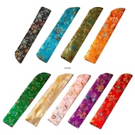 MG Hand Fan Cover Bag Vintage Embroidery Floral Handheld Folding Fan Sleeve Pouch