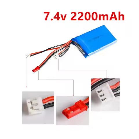 Battery for FrSky Taranis Q X7 2.4G Transmitter 7.4V 2200mAh 8C Lipo Bateria For Spektrum DX8 DX6e D