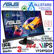 ASUS VP249QGR Gaming Monitor – 23.8 inch, Full HD, IPS, Frameless, 1ms MPRT, 144Hz, Adaptive-Sync (FreeSync™), ELMB