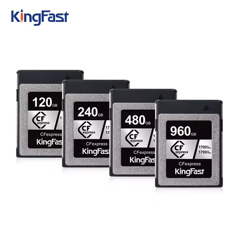 KingFast CFexpress Type B Memory Card 120GB 240GB 480GB 960GB Raw 4K / 8K Video Recording, for Nikon