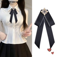 LIMERENCIA Bow Tie, Brooch Bow Tie Vintage Bow Tie, Collar Pin Vintage Style Diamond Decoration Ribb