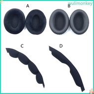 WU Earpad Headband for HD660S 650 600 545 565 580 Headphone Headset Sponge Cover Flannelette Ear Hoo