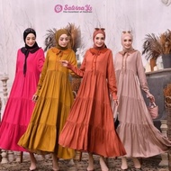 Jejef Gamis Midi Salvina Ys Original Midi Dress Salvina Motif Kombi