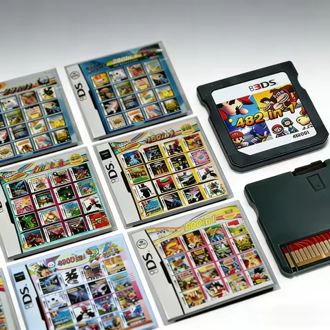 4300 in 1 Compilation DS 3DS 3DS NDSL Game Cartridge Card Video Game Handheld Player (R4 card) 23in1