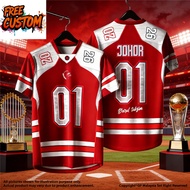 【Free Customized Name And Number】Exclusive Jersey, Brunei Design, Made Of LYCRA, Free Customization 