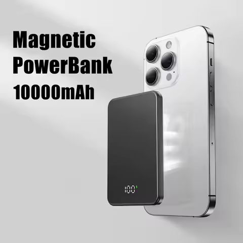 Portable Magnetic Power Bank Wireless Charger for iPhone Samsung Xiaomi Fast Charger for Magsafe Ext