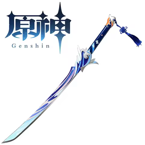 Haran Geppaku Futsu-Inazuman Sword, Cosplay Props, Ornament, Room Decoration, Genshin Impact Game Re