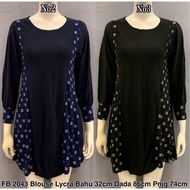Fb2043 blouse lycra / baju murah murah borong
