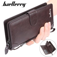 Baellerry Credit Card Foreign Trade Men Wallet Multifunctional Coin Purse Zipper Long Men Classic UV