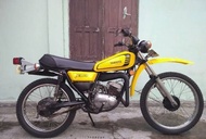 nos striping graphic tangki tengki yamaha dt100 enduro dt100x dtx kuning