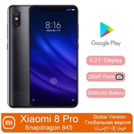 สมาร์ทโฟน Xiaomi Mi 8 PRO นิ้ว6.21แบต3400มิลลิแอมป์ต่อชั่วโมง Snapdragon 845 1080X2248พิกเซลชาร์จทุกรุ่น18W
