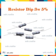 Dip Resistor 6K8 6.8 kilo ohm 3W 6.8 K 3 watt 5%