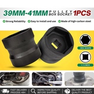 39-41mm Pulley Socket Box Scooter 1/2 Drive Hex Shape Double Head Sleeve Removal Tool Motorcycle Nut