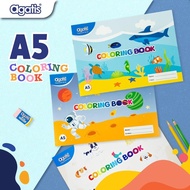 AGATIS Eco - Drawing Book A5 - Coloring Book A5 - Coloring Book A5 size - Coloring Book for PAUD/PG/