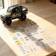 1 PC HiPoRC Camel Trophy Themed Sticker decal for 1/43 Scale RC Crawler Bodies WNF Land Rover