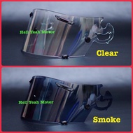 Masterpiece44 - Flat Visor SAL RR3 RR4 Rapide SR Vector 1 Profile Clear / SMOKE