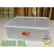 Box/Kotak/Container Toples Makanan Kue Donat Varia Pack 3500 ML 5000ML