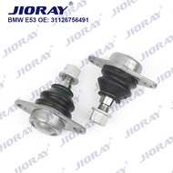 JIORAY Pair Front Lower Left Right Suspension Control Arm Ball Joint For BMW X5 Series E53 3.0d 3.0i