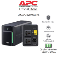 Bộ lưu điện UPS APC BVX900LI-MS Công suất 480Watts /900VA Có bình trong máy - Bảo hành 3 năm chính h