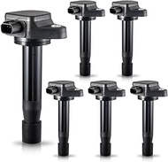 ENA Set of 6 Ignition Coil Pack Compatible with Honda Acura Accord Crosstour Odyssey RL TL TSX 2008-