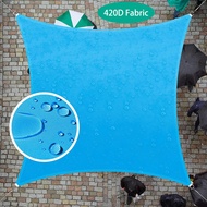 420D Awnings Sunshade Sail Cloth Waterproof Oxford Garden Rectangle Sun Shade 98%UV protection outdo