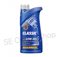 MANNOL Classic Semi Synthetic SAE 10W-40 10W40 Engine Oil 1Litre Mannol 7501 (Made In Germany) Minyak Enjin Oil Minyak Hitam Engine Oil