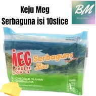 MEG Keju Serbaguna Slice 10s Keju Cheddar Slice isi 10 Lembar