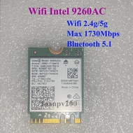 Intel AC 9260ngw 2.4ghz 5ghz bluetooth 5.1 wifi Card for laptop