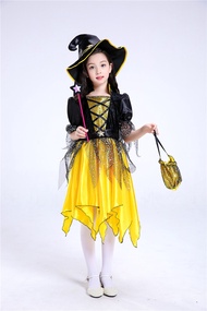BB ชุดฮัลโลวีน ชุดคอสเพลย์  เด็กผู้หญิง เสื้อผ้าแม่มด ชุดแวมไพร์ (มี 6 แบบ) รุ่น MM042-MM043-MM044-M