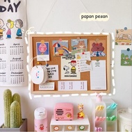 Cork Board /Message Board Vision Board/ Bedroom Wall/ Pin Board/ Decorative Board with Frame Wall De