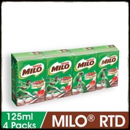 Nestle MILO Activ-Go Chocolate Malt (125ml x 4 Packs)