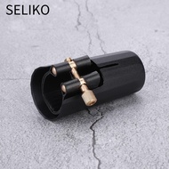SELIKO ​Clarinet Ligature​, ​Plastic Cap​ Black ​Ligature Fastener​, Mouthpiece Cover​ PU ​Clarinet 